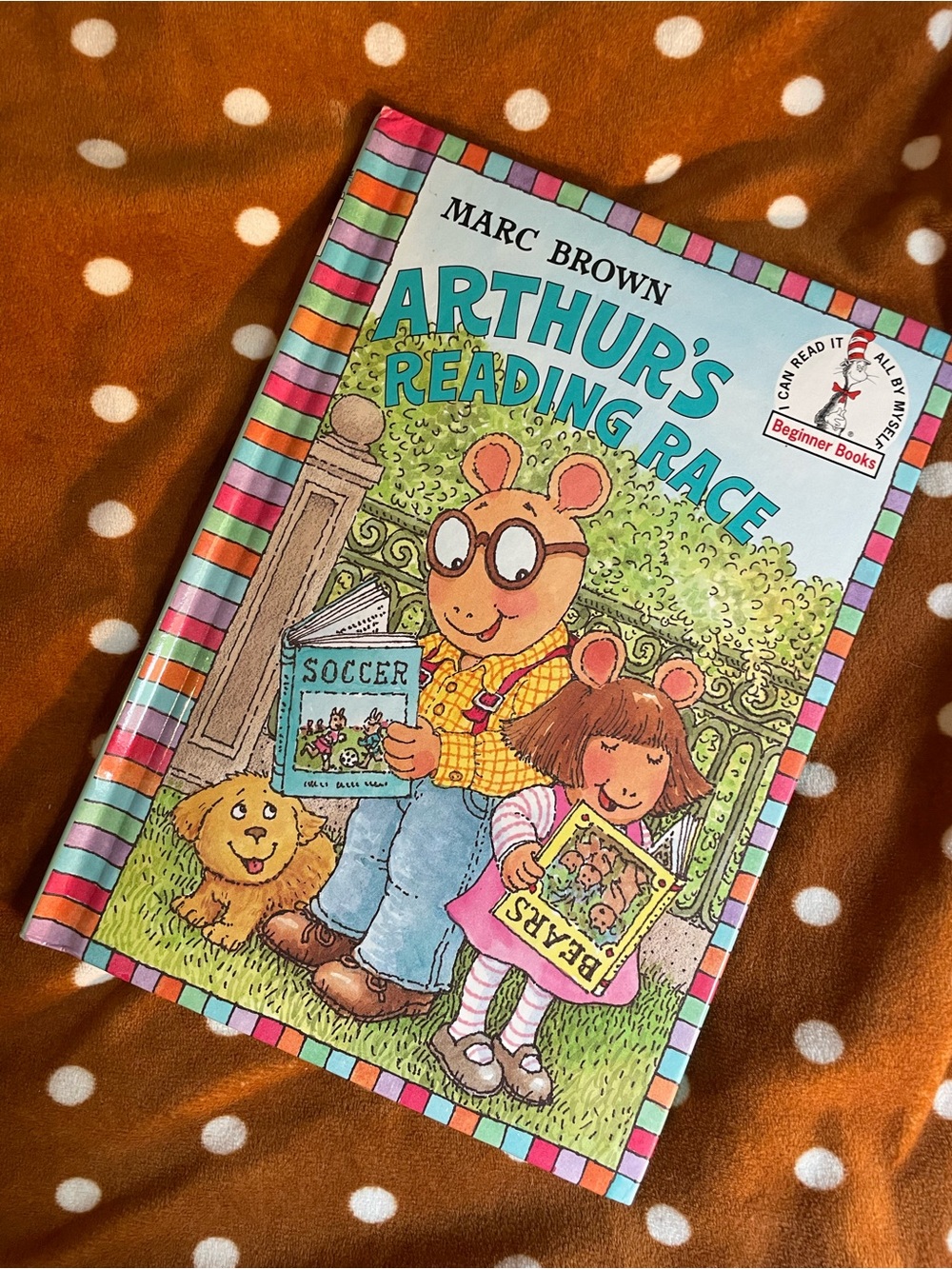 5/$20 Arthur's Reading Race Kids Picture Book - - Blue & Multicolor